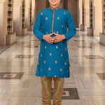 blue-silk-embroidered-kurta
