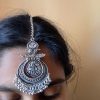 Oxidized Silver Mang Tikka Set - Image 2