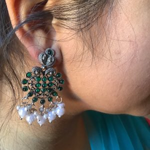 green-oxidized-earring