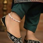 Women’s Silver Anklet with Color Accents