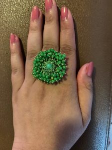 green-beaded-ring
