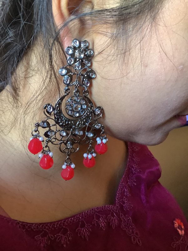 oxidized-silver-earrings