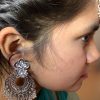 Oxidized Mang Tikka Set with Earrings - Image 2