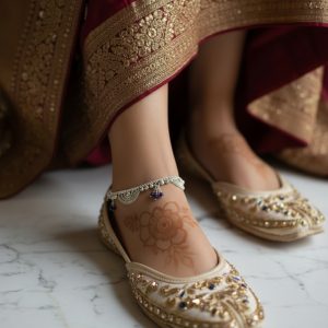 multicolor-overlay-silver-anklet-front