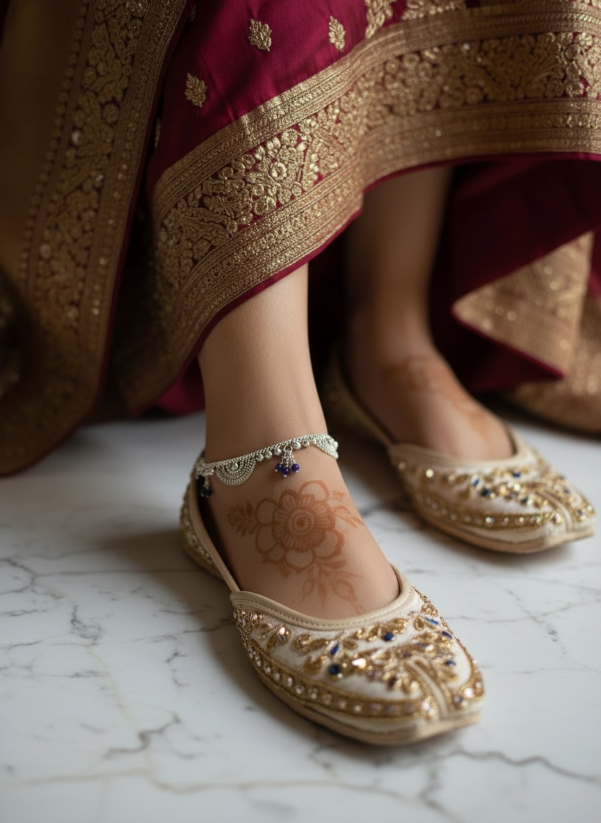 multicolor-overlay-silver-anklet-front