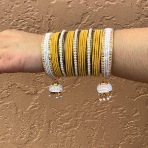 mustard-bangle-set