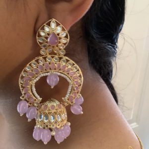 lilac-jhumka-with-dangling