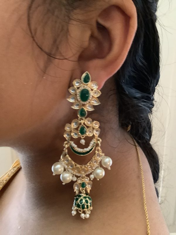 green-chandabali-jhumka