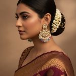 Multicolor Kundan Chandabali Earrings