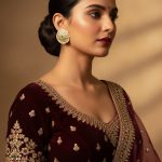 White Kundan-Pearl Stud