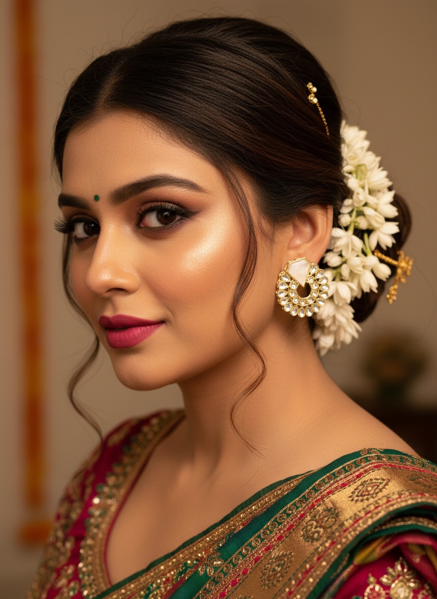 white-kundan-cutout-saree-earring