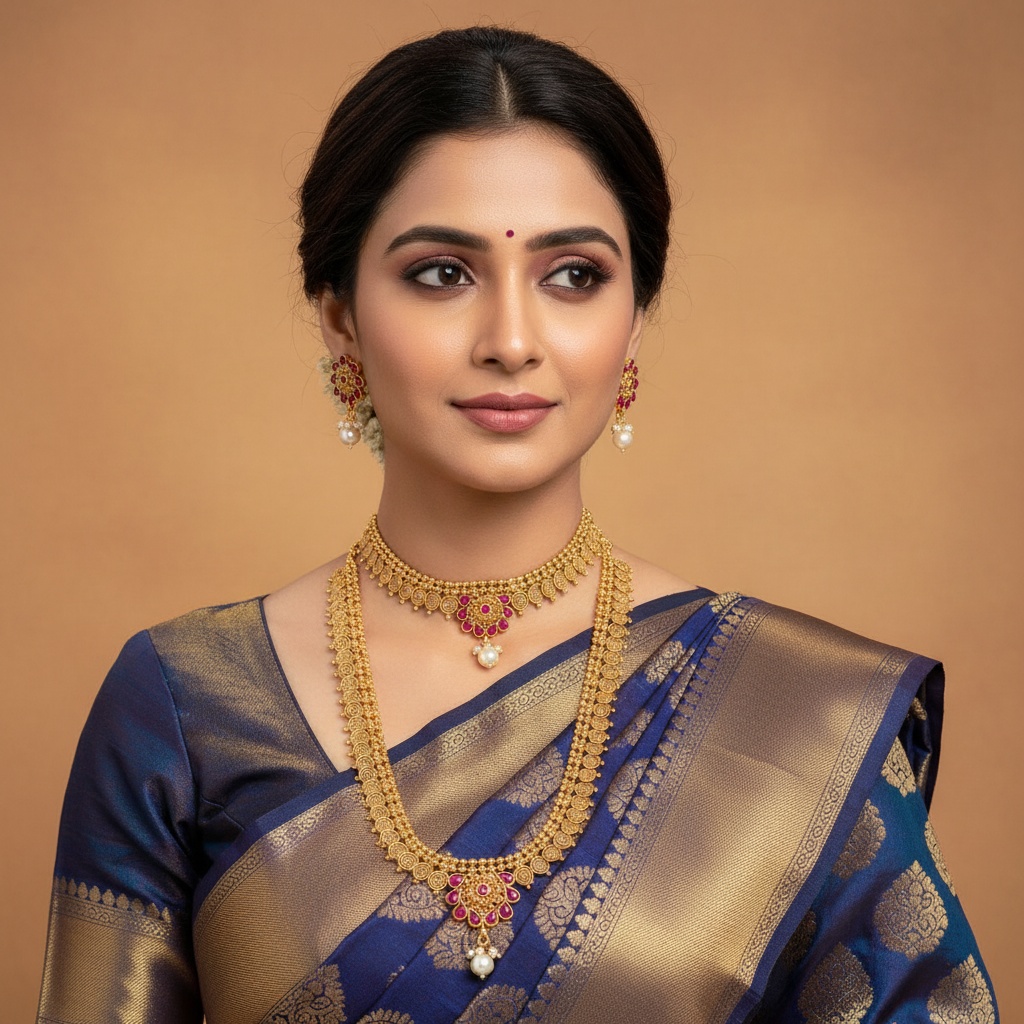 red-double-strand-necklace