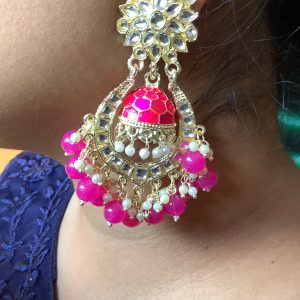 hot-pink-chandabali-jhumka