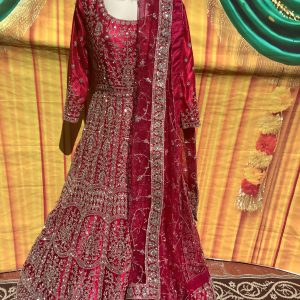 hot-pink-mirror-anarkali