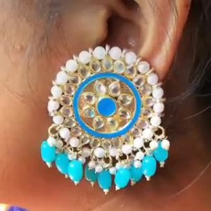 turquoise-circle-earring