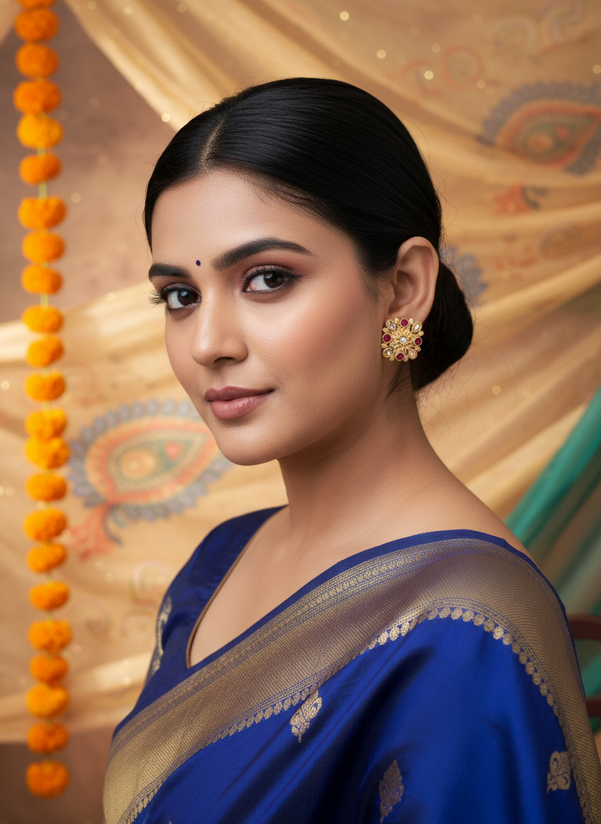 champagne-and-red-studs