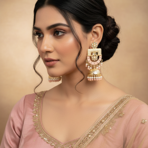 peach-enamel-jhumka