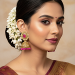 pink-beaded-jhumka