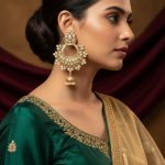 pale-pink-stone-chandabali-earring