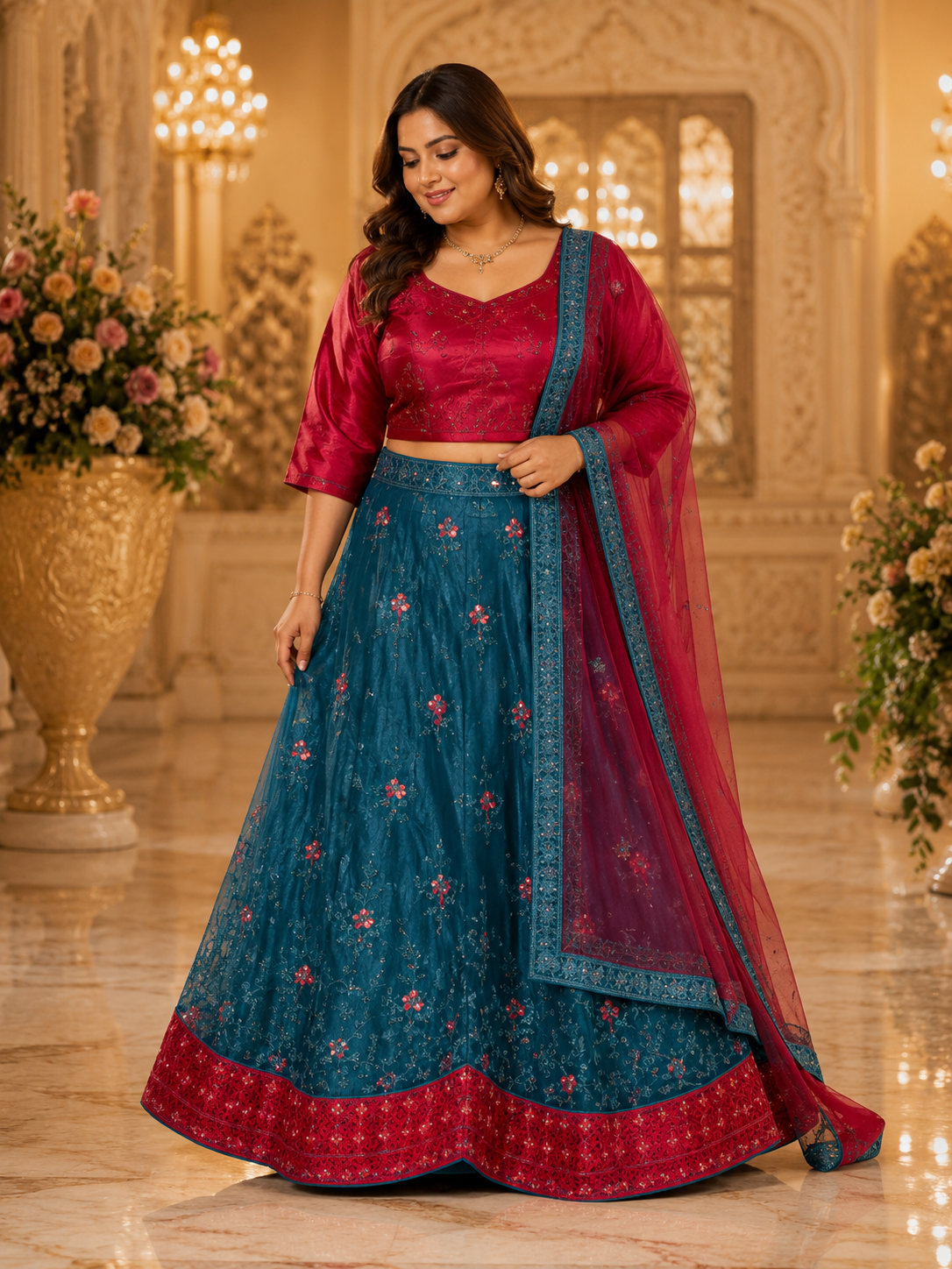 red-blue-plus-size