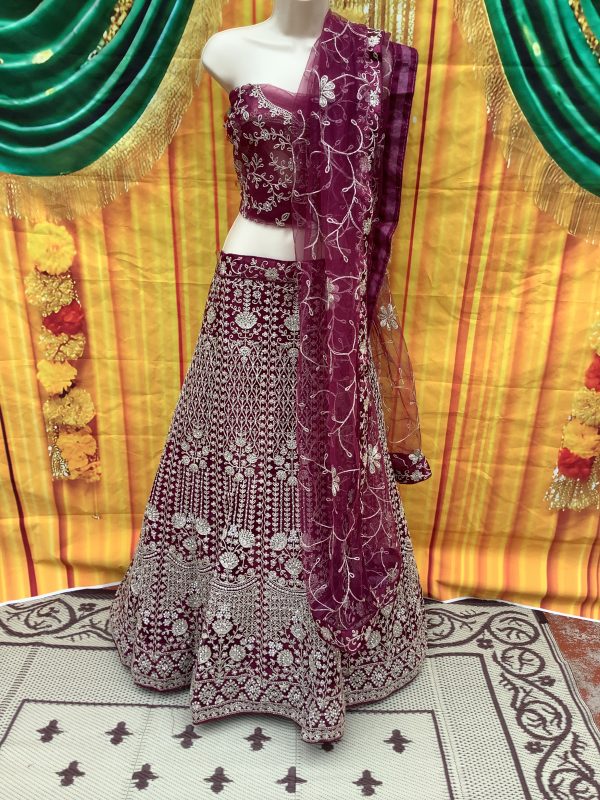 wine-shell-lehenga-choli