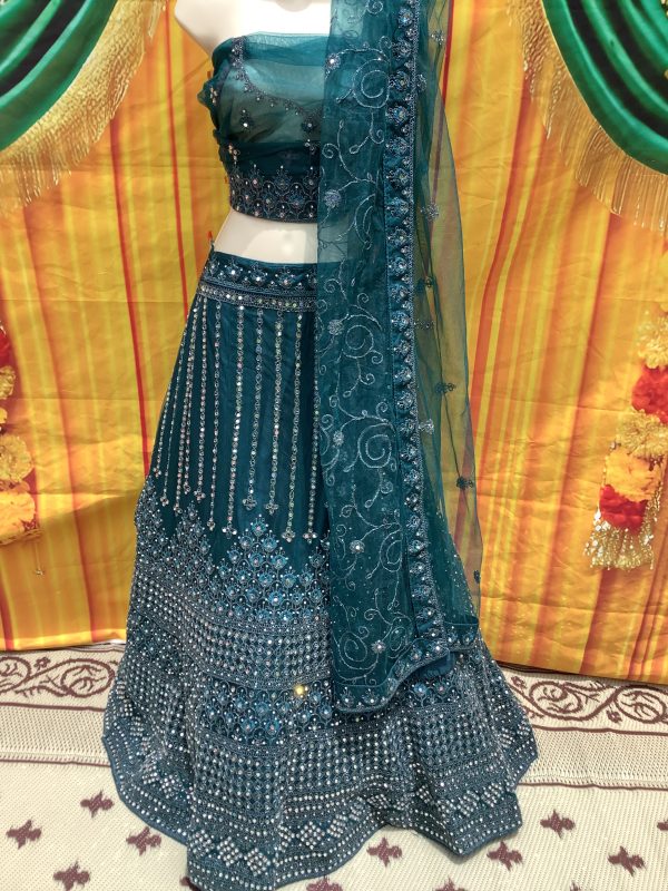 teal-mirror-work-lehenga-choli