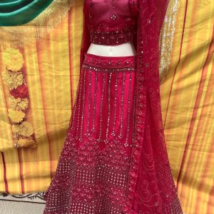 pink-mirror-lehenga-choli