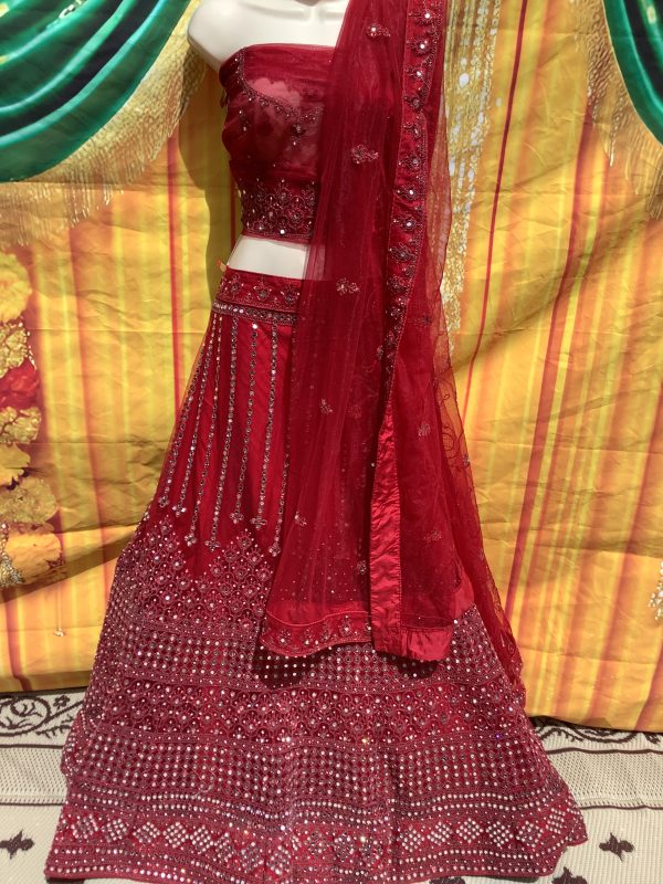 red-mirror-lehenga-choli