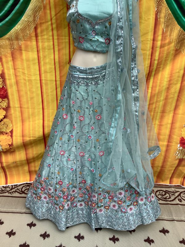 aqua-lehenga-choli