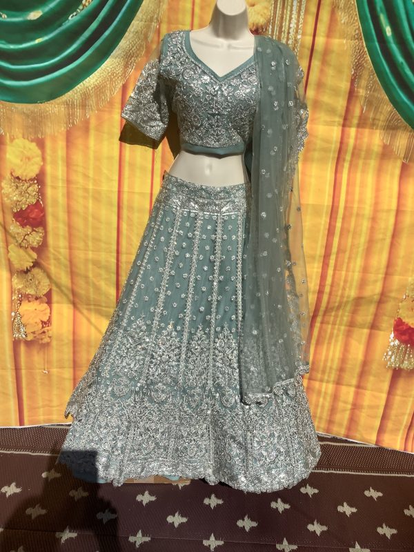 Pastel- Green - KB-Lehenga