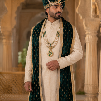 Emerald Green Groom Wedding Accessory Set