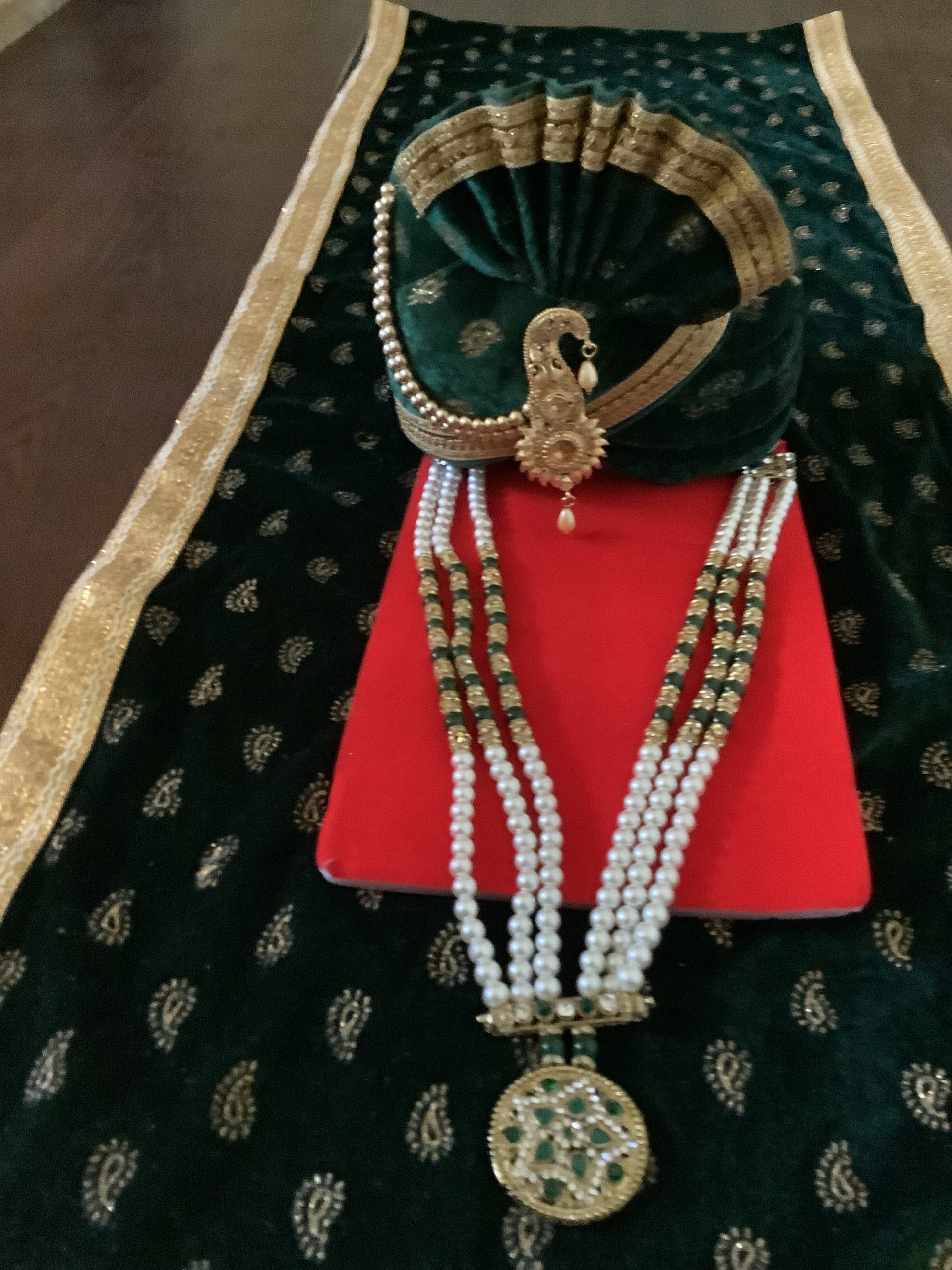 Men's Green Wedding Set