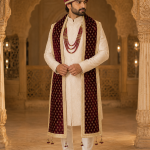 Burgundy Groom Wedding Accessory Set