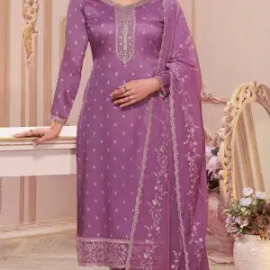 Mauve Salwar Suit Set