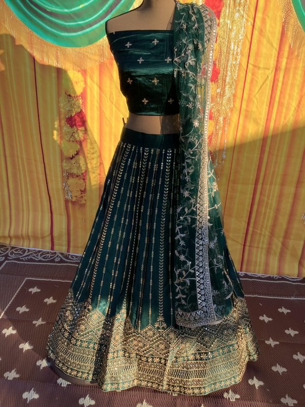 green-geometric-dupatta