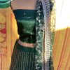 Green Arch Lehenga Set - Image 3