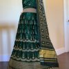 Rama Green Curve Lehenga Set