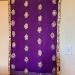 purple-floral-dupatta