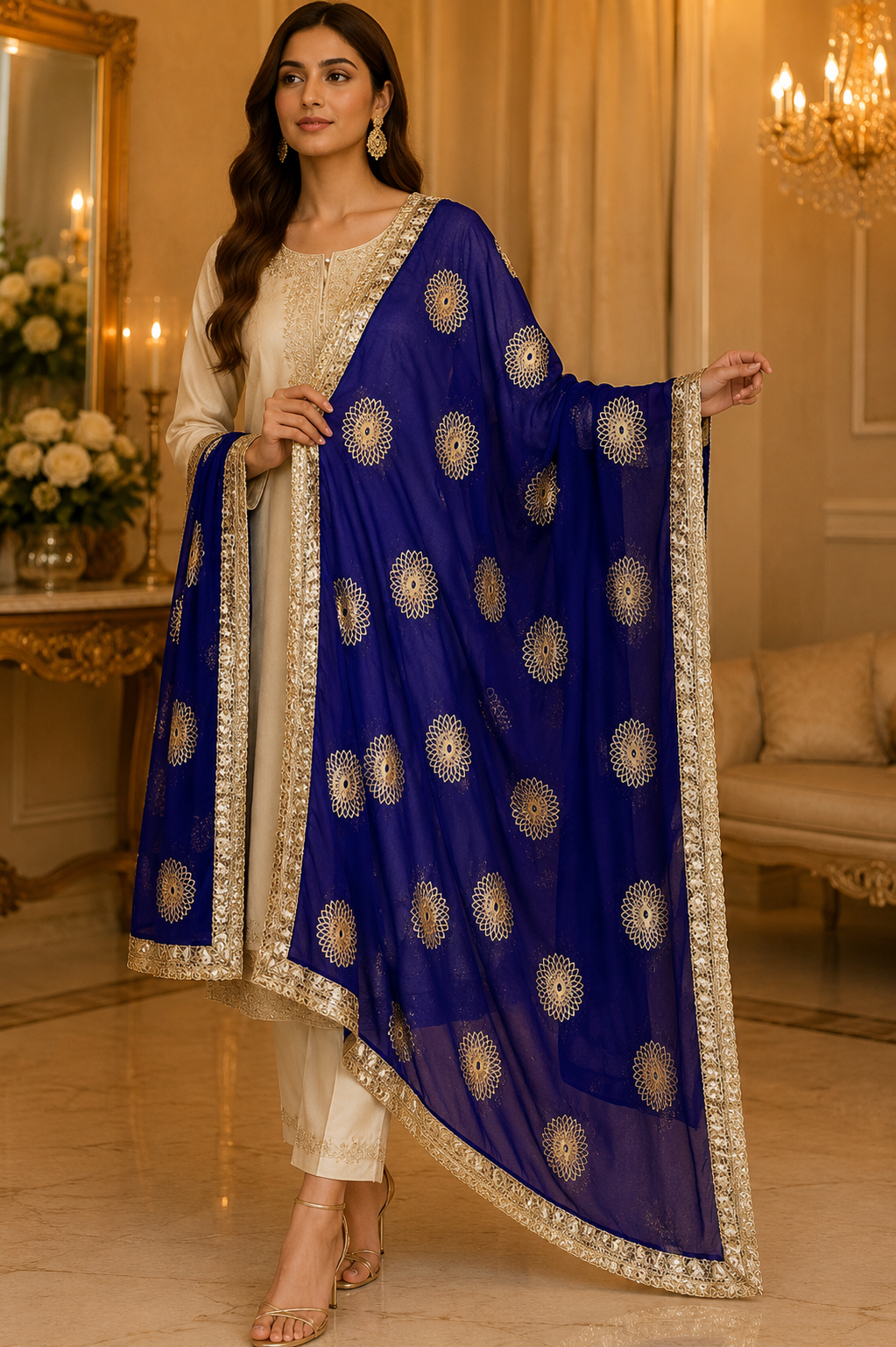 royal-blue-dupatta
