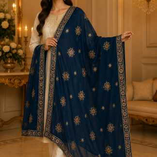 teal dupatta