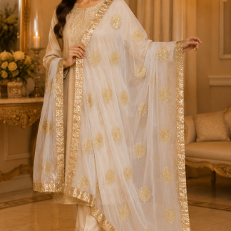 white-dupatta