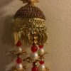 Red Crystal Cowrie Shell Kaleera - Image 4