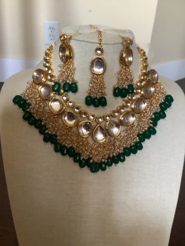 green-faux-necklace