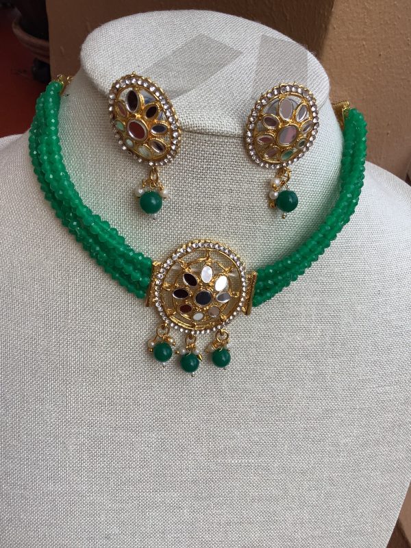 green-crystal-necklace-set