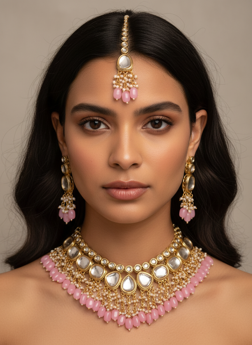 pink-faux-kundan-necklace-set