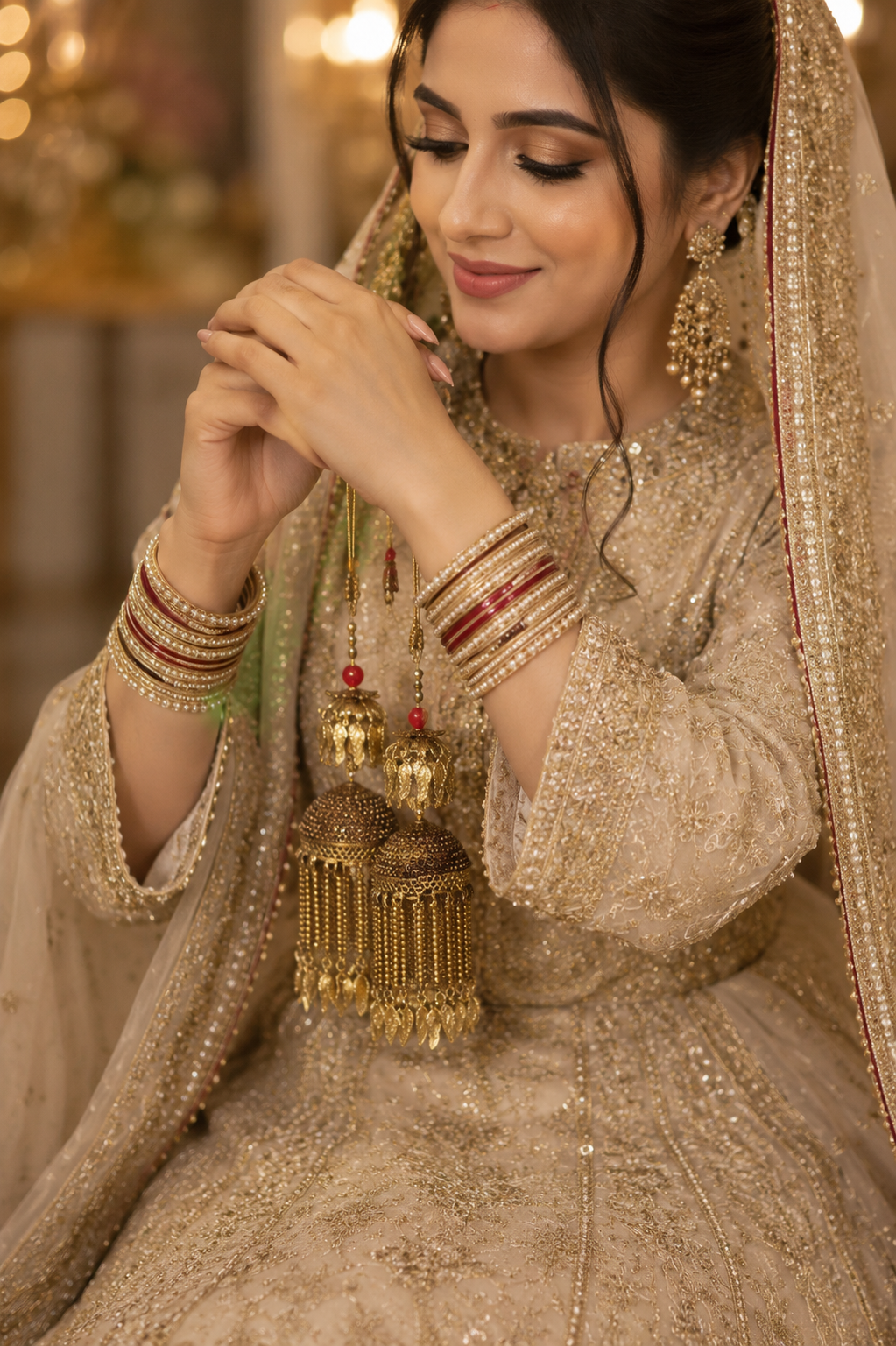 traditional-gold-bridal-kaleera-red-accents