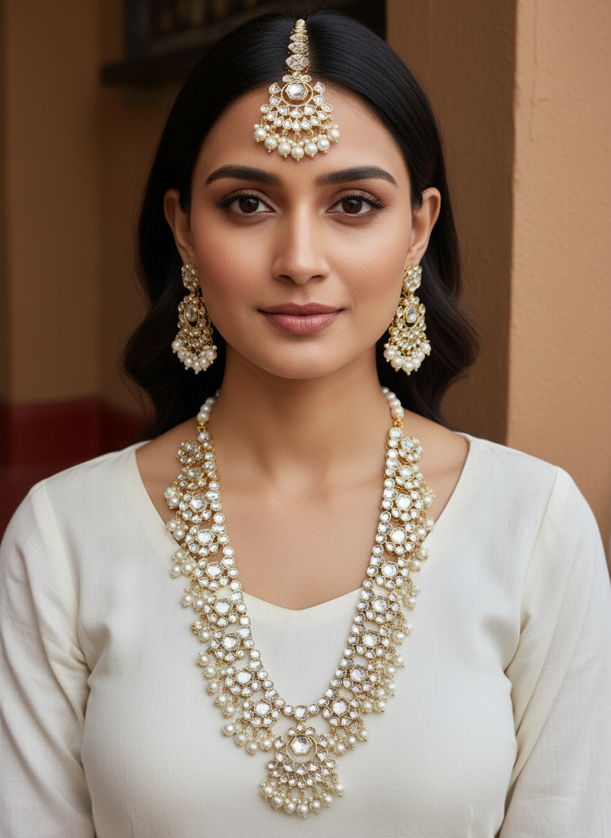 white-faux-kundan-long-necklace