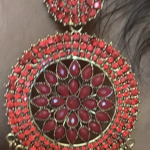 red-chandabali