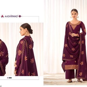 plum-tussar-silk