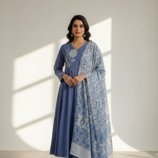 blue-cotton-kurti